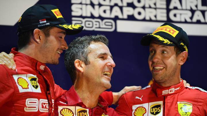 Ferrari justifica su estrategia y Vettel da un toque a Leclerc