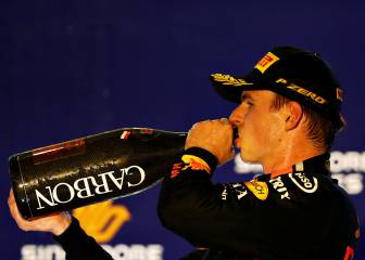 Verstappen sale frío de Singapur
