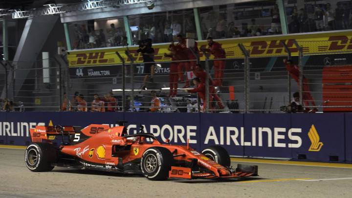 Vettel manda en la calle