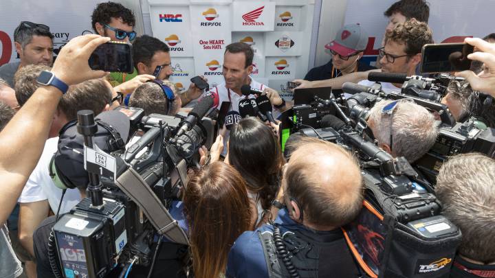 Puig: "Márquez no tiene nada preocupante, ha habido suerte"