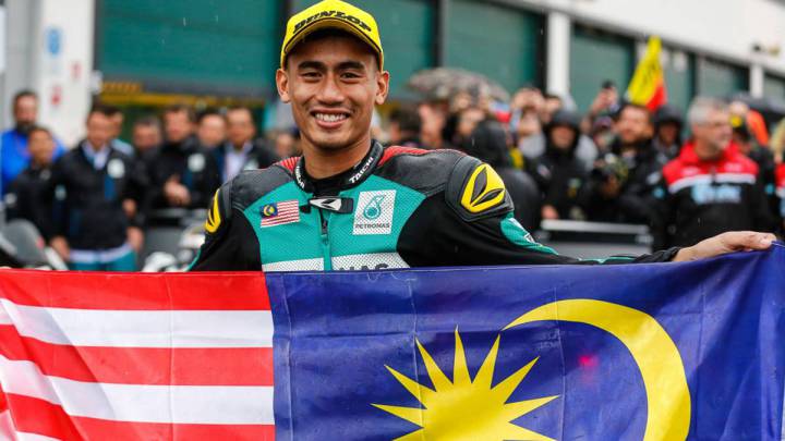 Equipazo de Aspar en Moto2 con Syahrin de compañero de Canet