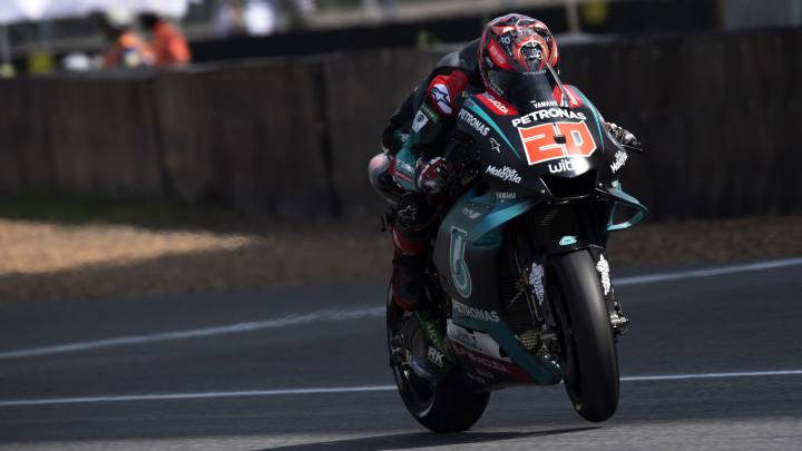 Fabio Quartararo en Tailandia.