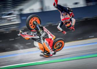 Márquez, el indestructible: sufrió un impacto de 26,14g