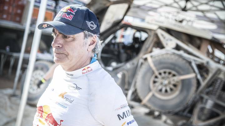 Carlos Sainz en Marruecos.