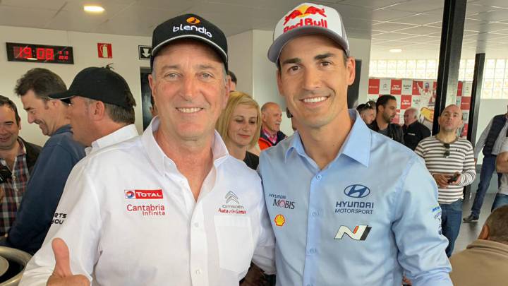 Sordo y Puras, en la despedida del Rally de Cantabria