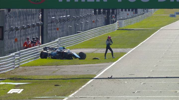 Accidente de Kubica en Suzuka.