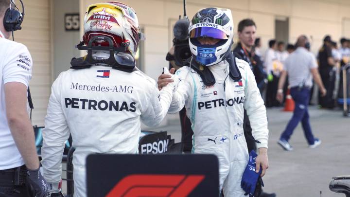 Mercedes no asegura el título a Hamilton.