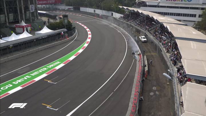 Espectacular accidente de Bottas en la Q3 de México