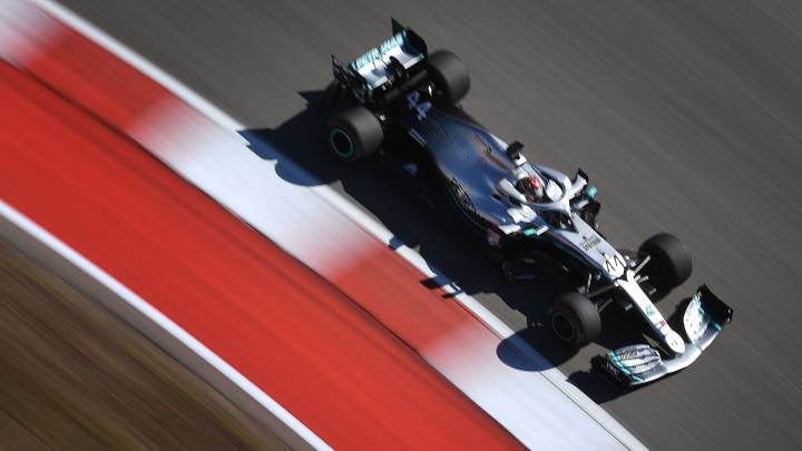 Lewis Hamilton en Austin.