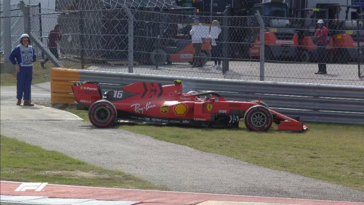 Vueltón de McLaren y marrón para Leclerc antes de la pole