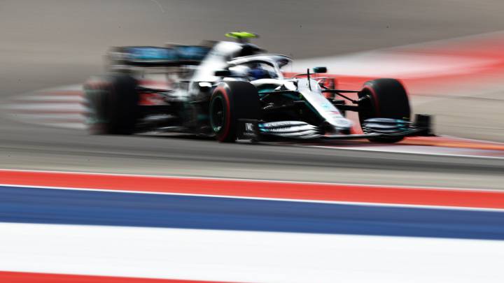 Valtteri Bottas (Mercedes W10). Austin, USA, F1 2019.