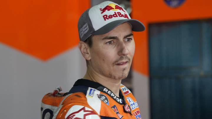 Jorge Lorenzo durante los entrenamientos libres del viernes en Sepang
