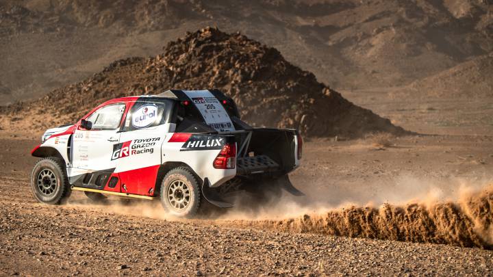 El Toyota de Alonso en Arabia Saudí.