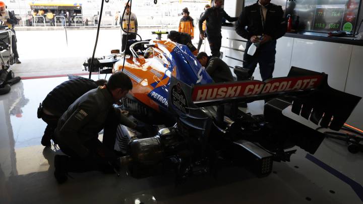 McLaren acaba justo de baterías