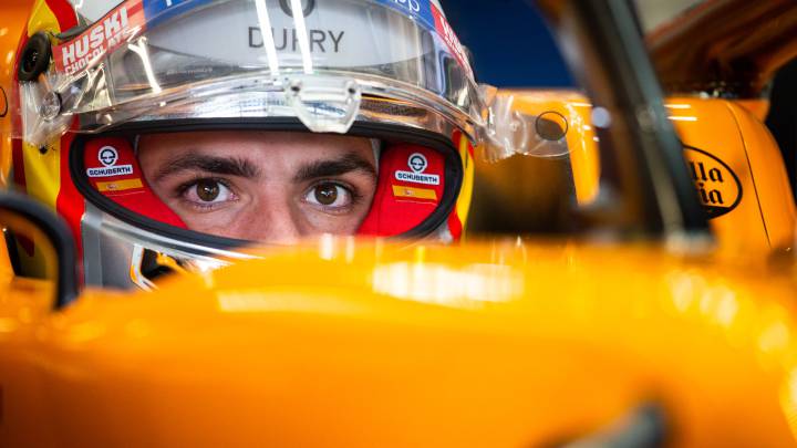 Carlos Sainz (McLaren) en Interlagos, Brasil. F1 2019.