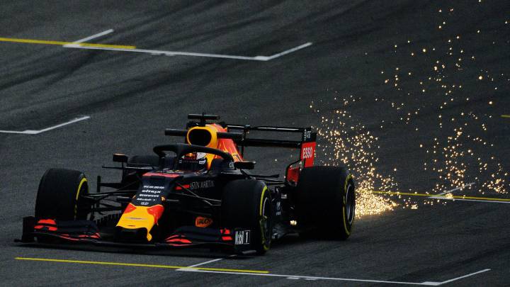 Verstappen rueda en Interlagos el viernes del GP de Brasil