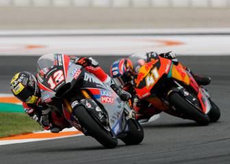 Binder gana en Valencia y Márquez se fue al suelo