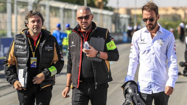 Jean Eric Vergne (Spark-DS Automobiles), en Riad, Arabia Saudí. Fórmula E.