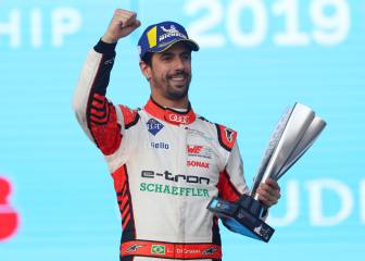Di Grassi 'reparte' recados desde el podio de Arabia