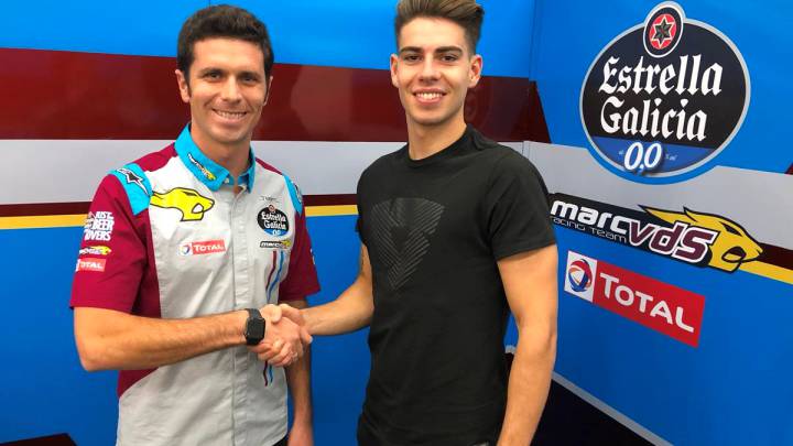 Fernández es el relevo de Álex Márquez en el EG de Moto2