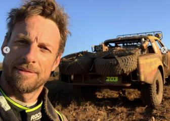 Button se quedó tirado durante 17 horas en el desierto