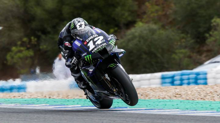 Maverick y Yamaha dan miedo: Márquez se lleva un gran susto