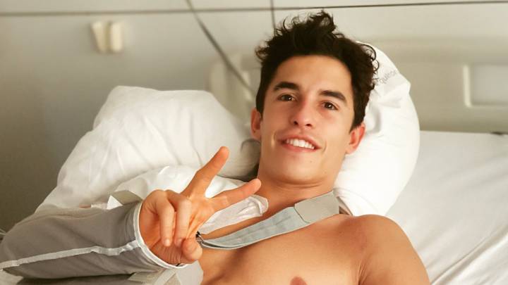 Primeras palabras de Márquez tras operarse el hombro derecho