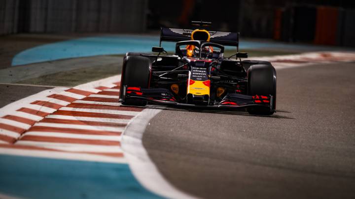 Max Verstappen (Red Bull RB15). Abu Dhabi, F1 2019.