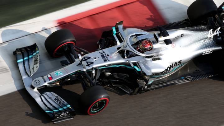 Lewis Hamilton (Mercedes W10). Abu Dhabi, F1 2019.