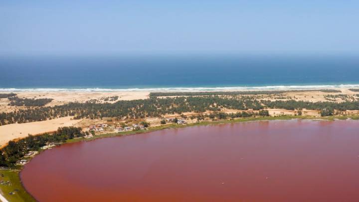 El Lago Rosa de Senegal.