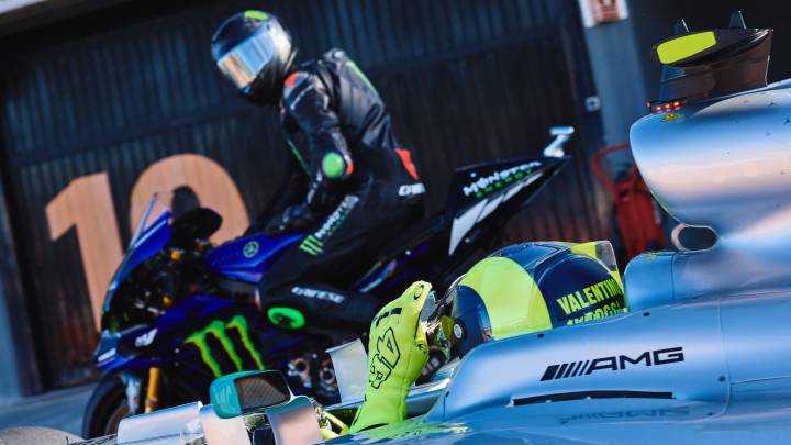Así fue el reto de Cheste: Rossi ganó a Hamilton