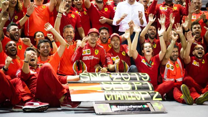 Binotto reconoce que dejaron ganar a Vettel en Singapur