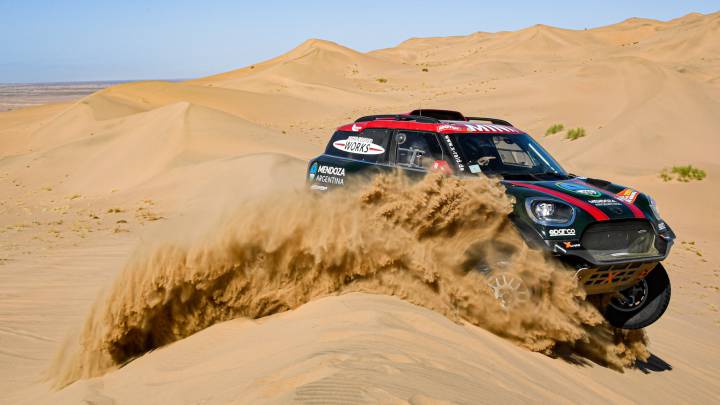 Orlando Terranova en el Dakar.