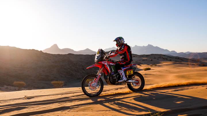 Joan Barreda con la Honda.