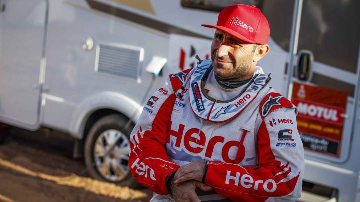 Paulo Gonçalves, durante el Rally Dakar 2020.