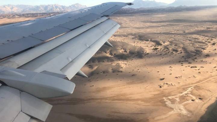 Conociendo Arabia desde la ventanilla de un avión