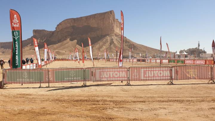 Qiddiya, zona de final del Dakar 2020.