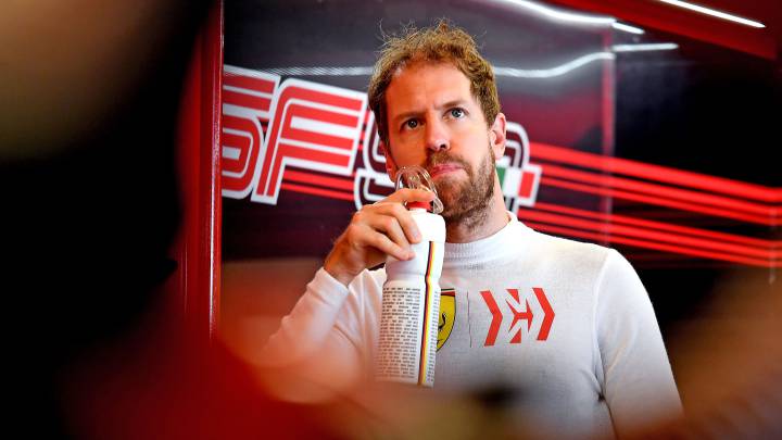 Sebastian Vettel (Ferrari). F1.
