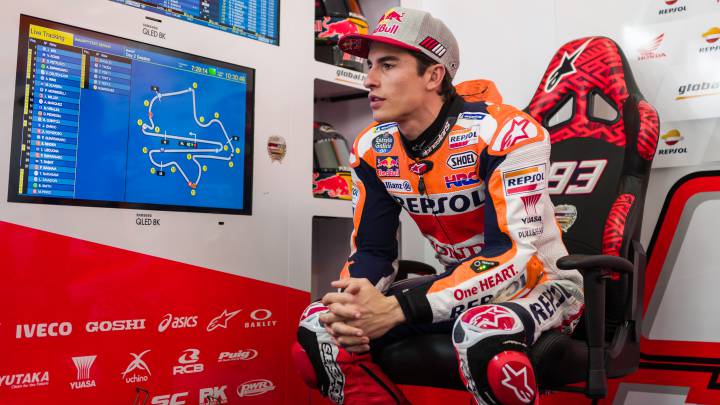 Márquez: “No ha sido una gran caída pero necesito estar concentrado”