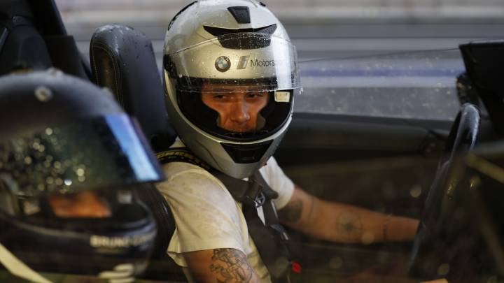 BMW estrena 'Safety Car' con un Beckham como copiloto