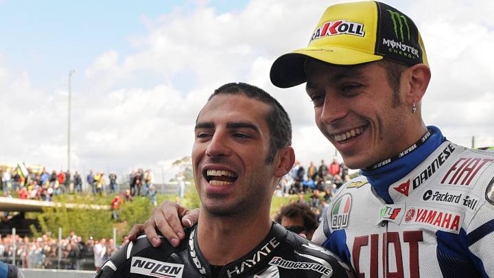 Melandri considera a Rossi demasiado mayor para MotoGP