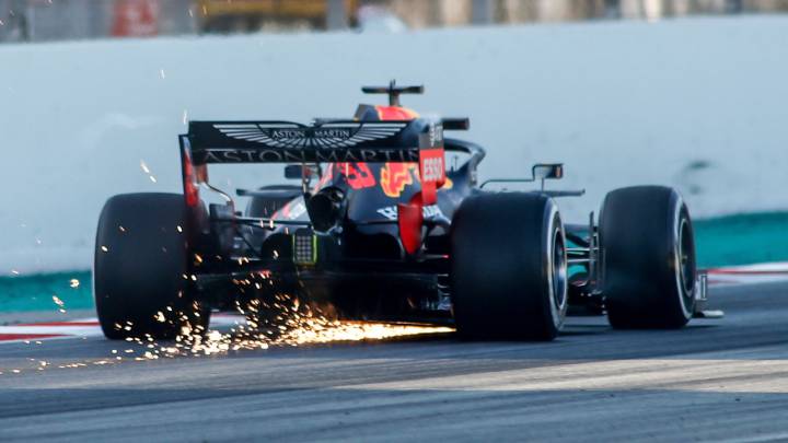 Max Verstappen (Red Bull RB16). Test en Barcelona, F1 2020.