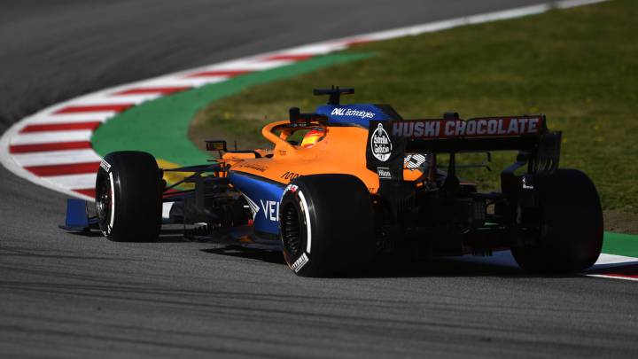 Carlos Sainz (McLaren MCL34). Test en Barcelona, F1 2020.