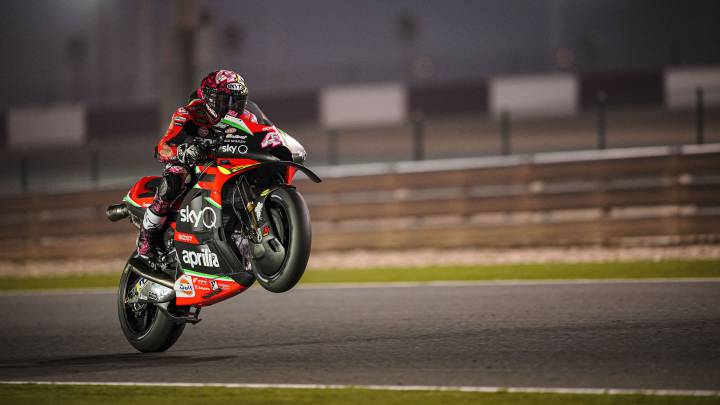 Aprilia, cerca de igualar el nivel de Ducati con su 'botón mágico'