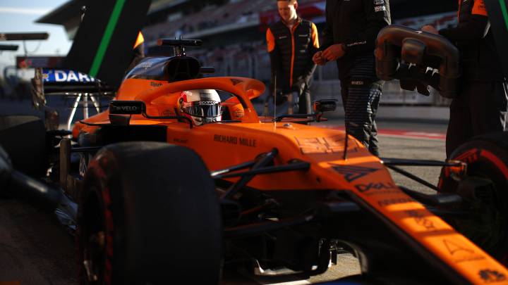 Carlos Sainz, McLaren MCL35. F1 2020.
