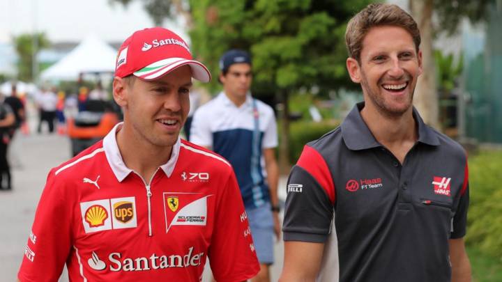 Grosjean revela cómo fue la 'espantada' de Vettel