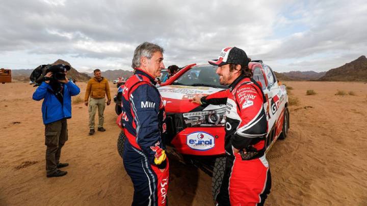 Alonso compartió con Sainz un nuevo directo
