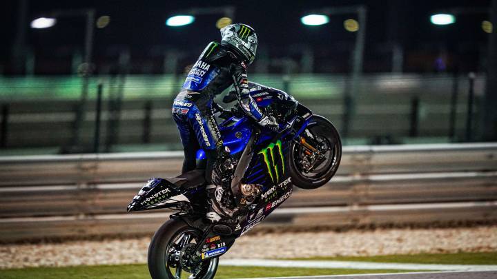 Maverick: "La Yamaha funcionó las veces que apreté al máximo"