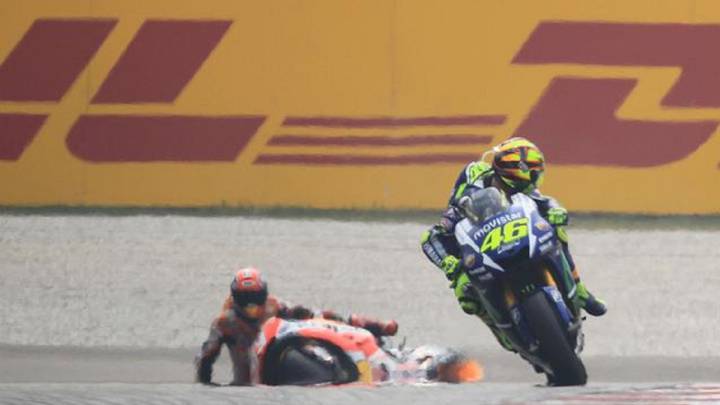 "Valentino Rossi iba buscando el contacto con Marc Márquez"