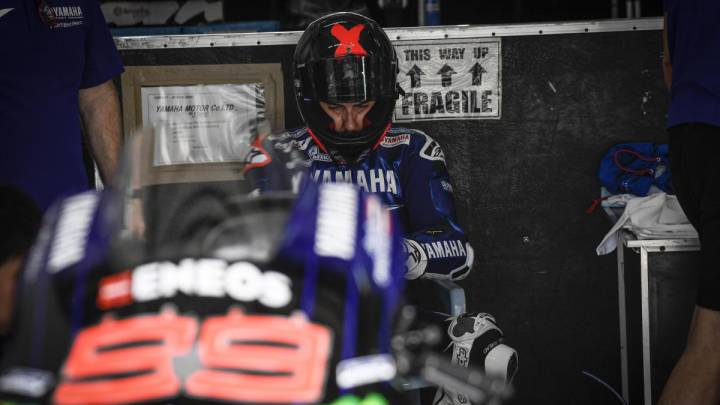 Lorenzo en el test de Sepang.